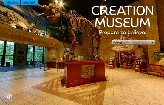 creation museum virtual tour
